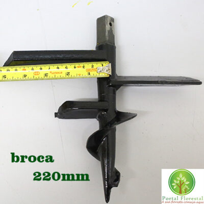 Broca para Plantio - Perfuradora e Fofeadora de Solo - 220 mm
