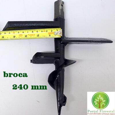 Broca para Plantio - Perfuradora e Fofeadora de Solo - 240 mm
