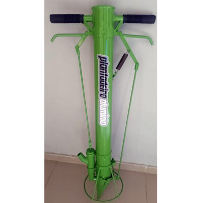 Plantadeira Manual com duas Empunhaduras - cano de 60 mm - Limitador de Profundidade - Válvula para Aplicação de Gel