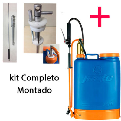 Kit Aplicador e Dosador de Produtos Agro químicos - 1 lança + Pulverizador Jacto (Kit montado pronto para trabalhar)