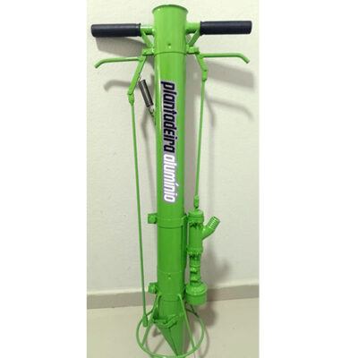Plantadeira Manual com duas Empunhaduras - cano de 60 mm - Limitador de Profundidade - Sistema de Irrigação